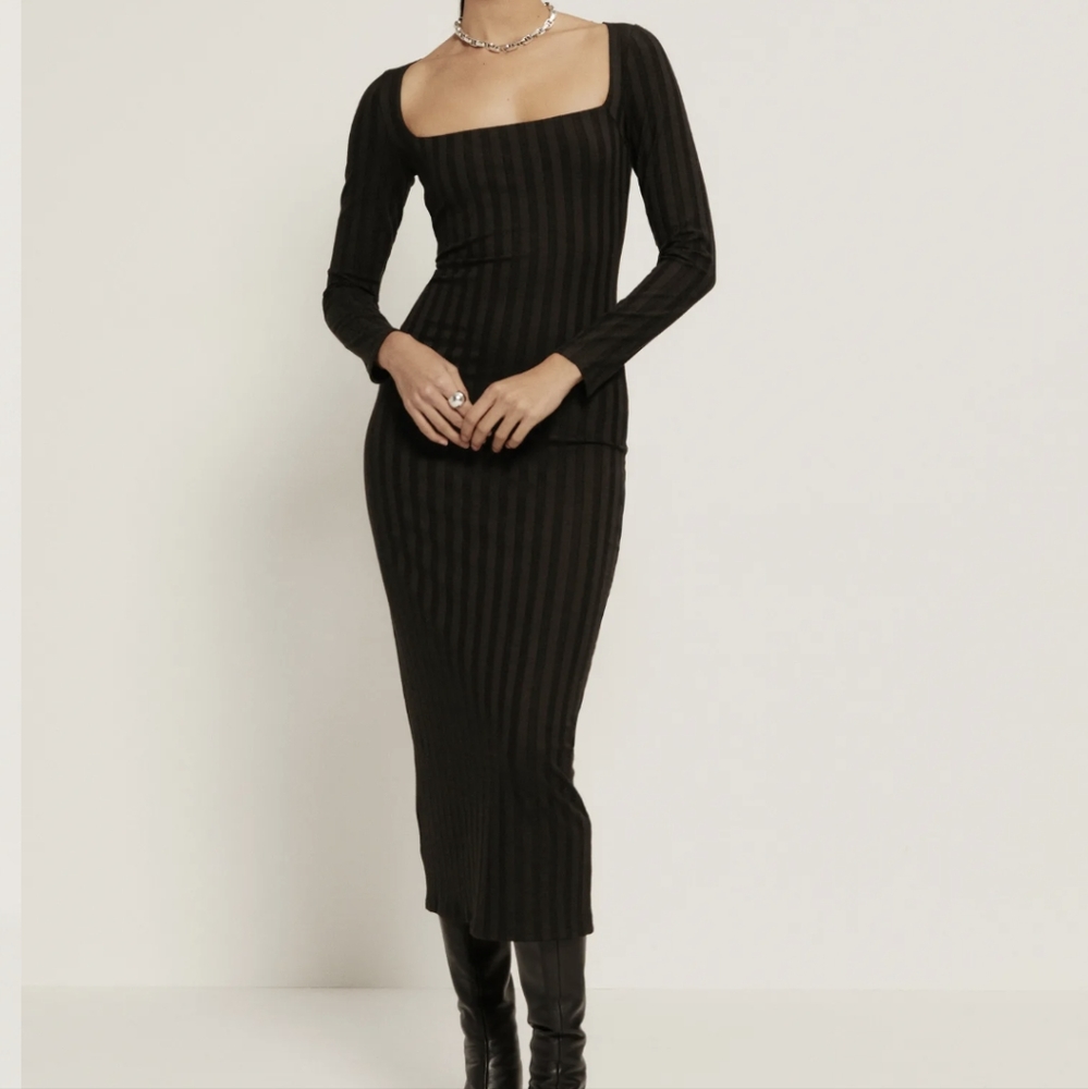 Reformation Reema Knit Dress